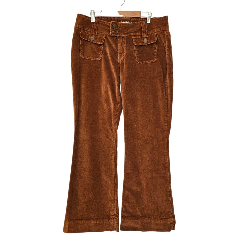 Jordache Women's Brown Wide Leg Trousers